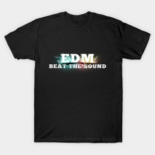 EDM Electronic Dance Music T-shirt "Beat The Sound" clothing for guys - outfits T-Shirt